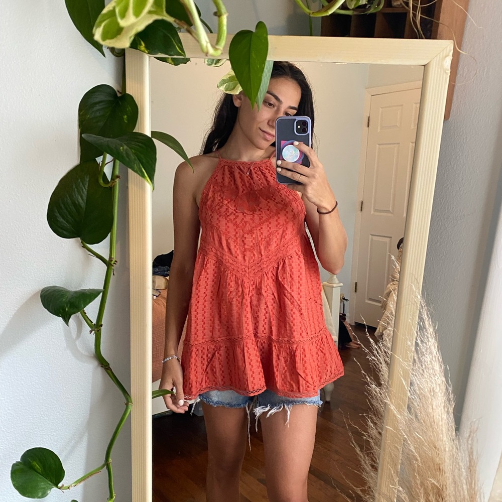 Free People Paprika Tank Top